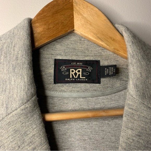 Men’s RRL Double R Ralph Lauren Athletic  Blazer Heather Gray Large - Picture 3 of 7